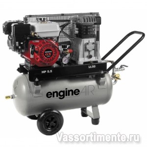 Компрессор EnginAIR B6000/270 7HP с дизельным двигателем
