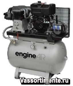 Компрессор EnginAIR B7000/270 11HP с дизельным двигателем