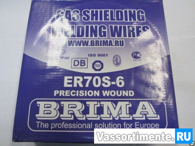 Проволока сварочная медная 0.8 мм BRIMA ER70S-6 15 кг